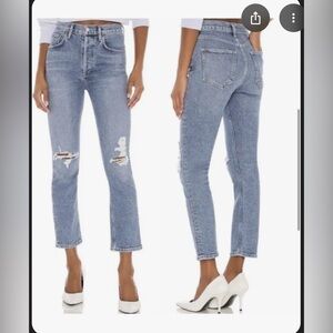 Agolde womens Riley distressed jeans size 29